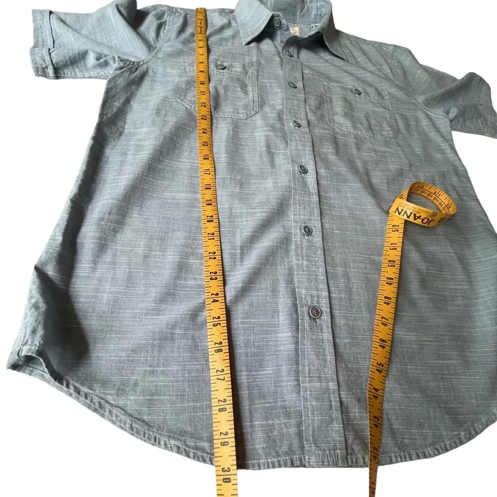 $5 FLASH SALE! Original Weatherproof Blue-gray Mens Short Sleeve Shirt, M - Picture 7 of 7